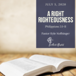 A Right Righteousness